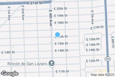 Map image of the property - 436 E 16th St