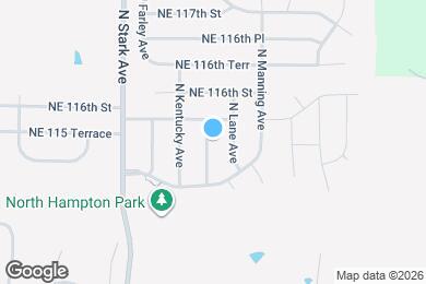Map image of the property - 11433 N Tennessee Ave