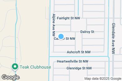 Map image of the property - 1870 Calmar St NW