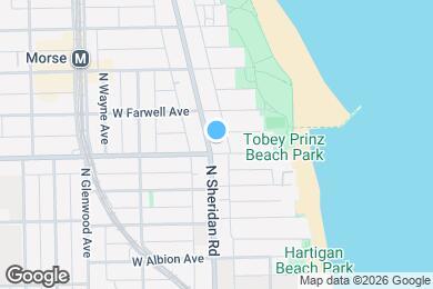 Map image of the property - 6805 N Sheridan Rd