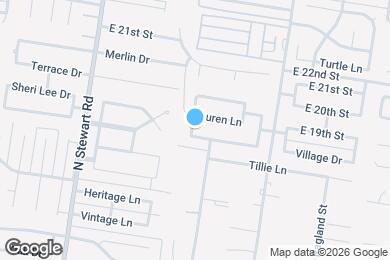 Map image of the property - 1707 Crown Pointe Blvd