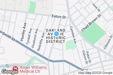 Map image of the property - 165 Oakland Ave