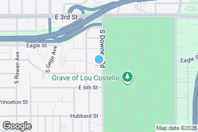 Map image of the property - 467 S Downey Rd