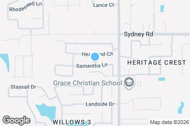 Map image of the property - 2018 Samantha Ln