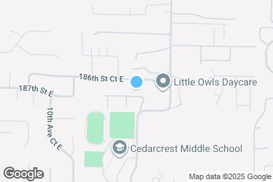 Map image of the property - 1227 187th Street Ct E
