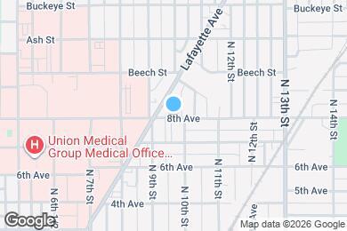 Map image of the property - 930 8th Ave