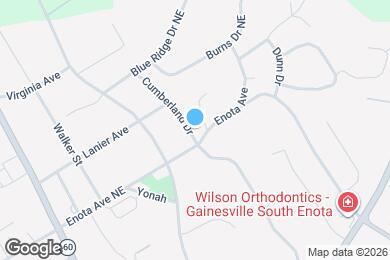 Map image of the property - 1340 Cumberland Dr