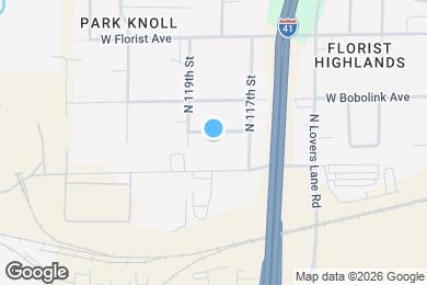 Map image of the property - 11811 W Flagg Ave