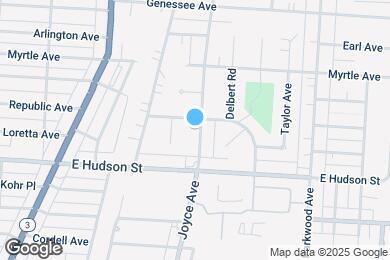 Map image of the property - 2309 Joyce Ave