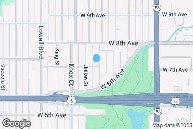 Map image of the property - 3301 W 7th Ave