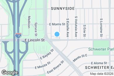 Map image of the property - 2520 E Lincoln St