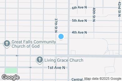 Map image of the property - 3709 3rd Ave N