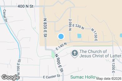 Map image of the property - 948 E 180 N