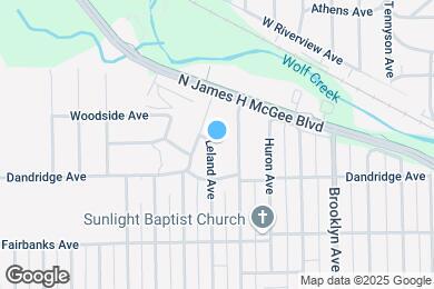 Map image of the property - 1034 Leland Ave