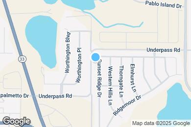 Map image of the property - 1795 Sunset Ridge Dr
