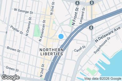 Map image of the property - 132 W Laurel St