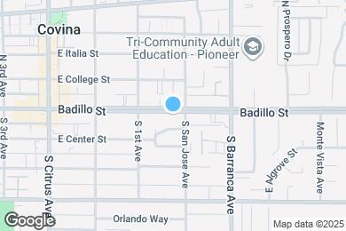 Map image of the property - 364 E Badillo St