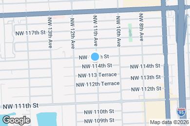 Map image of the property - 11412 NW 11th Ave