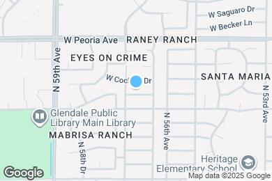 Map image of the property - 5638 W Comet Ave