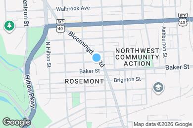 Map image of the property - 3013 Grayson St