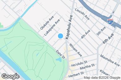 Map image of the property - 745 Makaleka Ave