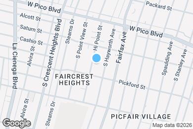 Map image of the property - 1542 Hi Point St