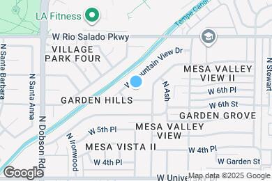 Map image of the property - 634 N Cliff Cir