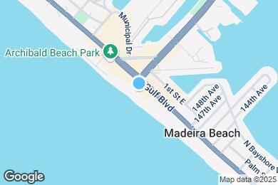 Map image of the property - 14950 Gulf Blvd