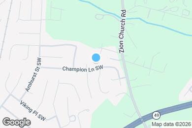 Map image of the property - 3059 Champion Ln SW