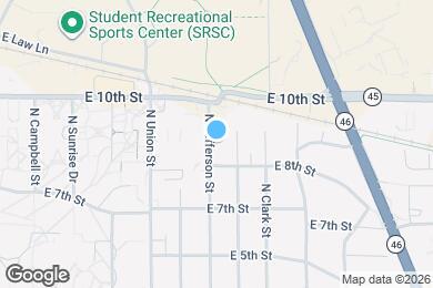 Map image of the property - 416 N Jefferson St