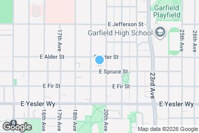 Map image of the property - 1916 E Spruce St