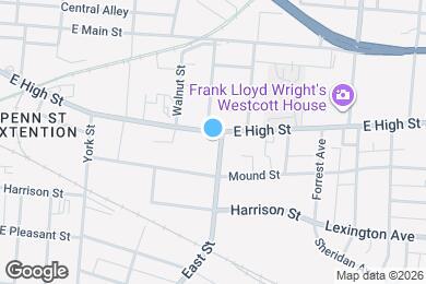 Map image of the property - 215 East St