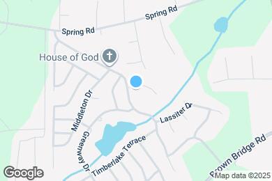 Map image of the property - 25 Carrington Cir