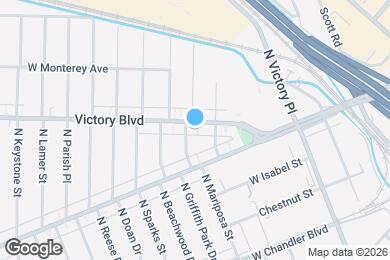 Map image of the property - 1216 W Victory Blvd