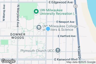 Map image of the property - 3322 N Downer Ave