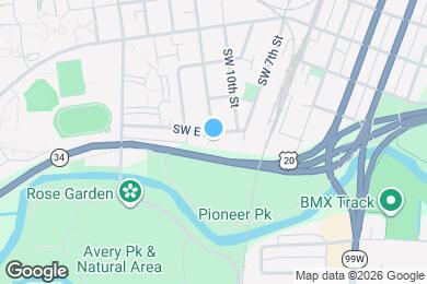 Map image of the property - 1072 SW E Ave