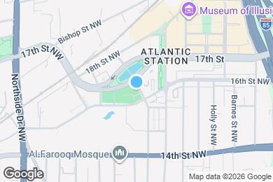 Map image of the property - 400 17th Street Northwest