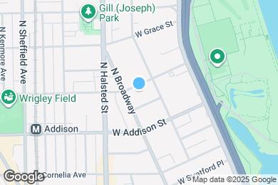 Map image of the property - 725 W Waveland Ave