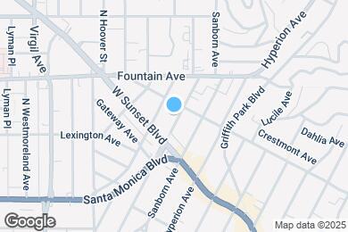Map image of the property - 1133 Manzanita St