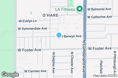 Map image of the property - 8527 W Berwyn Ave