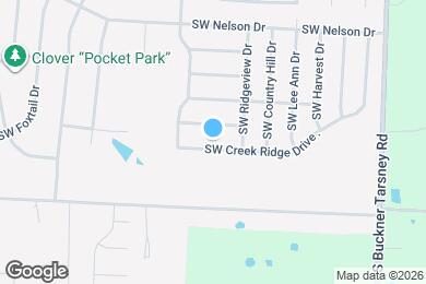 Map image of the property - 614 SW Creek Ridge Drive .