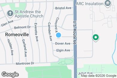 Map image of the property - 17 Concord Ave
