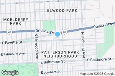 Map image of the property - 209 N Ellwood Ave