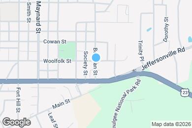 Map image of the property - 697 Bowman St