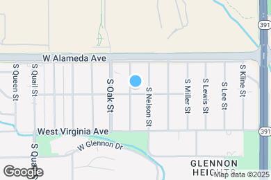 Map image of the property - 10665 W Dakota Ave