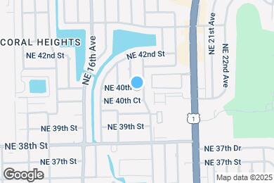 Map image of the property - 1750 NE 40th Pl