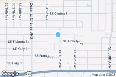 Map image of the property - 3021 SE 43rd Ave