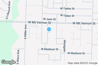 Map image of the property - 640 S Mahn Ave