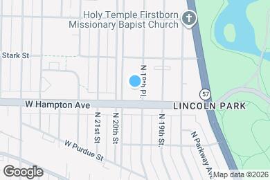 Map image of the property - 4821 N 19th Pl