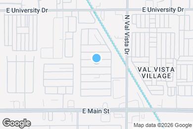Map image of the property - 120 N Val Vista Dr